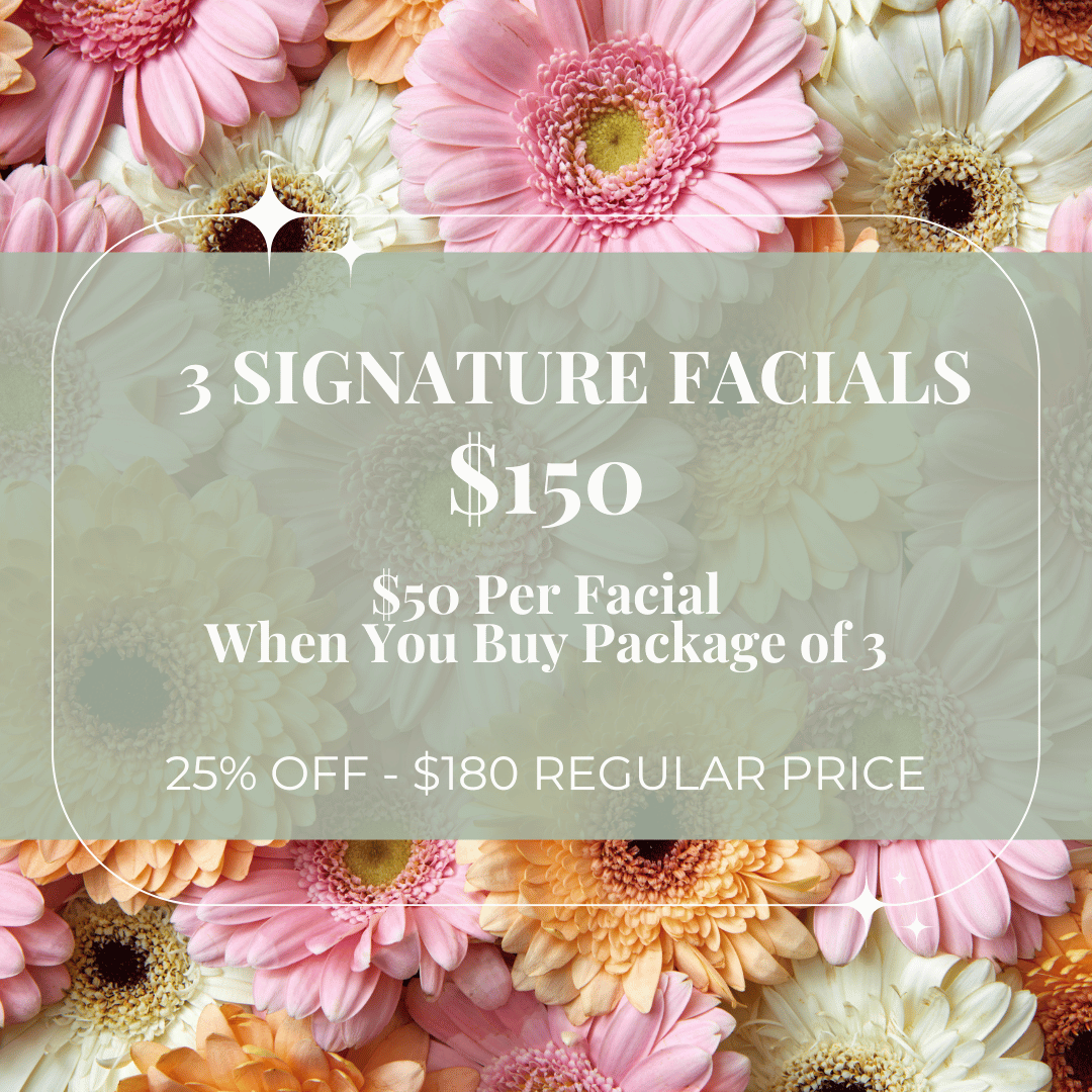 Signature Facial with Microdermabrasion 20 percent off.